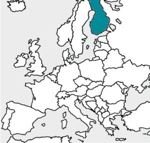 Le pays situé à l'est de la suède